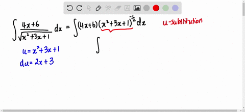 calculate-int-frac4-x6sqrtx23-x1-d-x