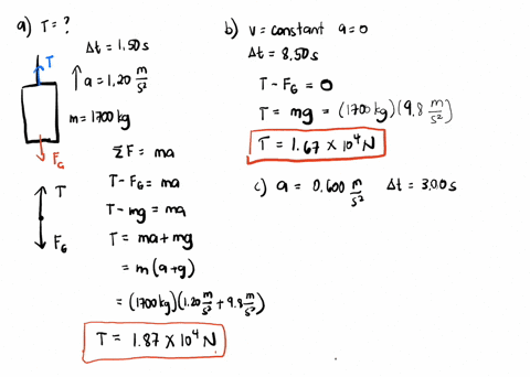 an-elevator-filled-with-passengers-has-a-mass-of-1700-mathrmkg-a-the-elevator-accelerates-upward-fro