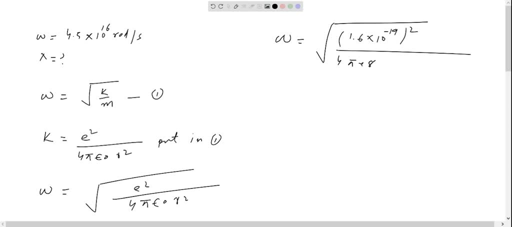 Solved When The Electron In A Hydrogen Atom Bound To The Nucleus Moves A Small Distance From Its