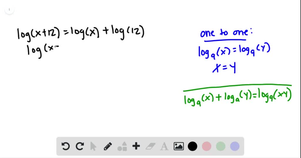 Solve for x. \log x+\log (x+1)=\log 12