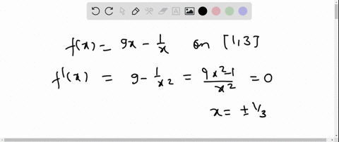 find-the-absolute-maximum-value-and-the-absolute-minimum-value-if-any-of-each-function-fx9-x-frac1-2