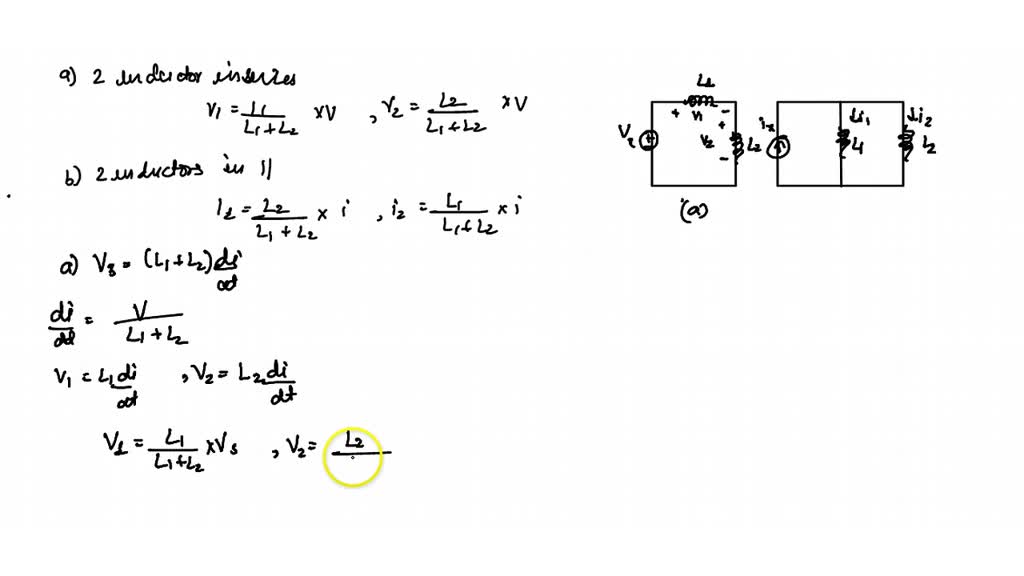 (a) For two inductors in series as in Fig. 6.77(b) show that the