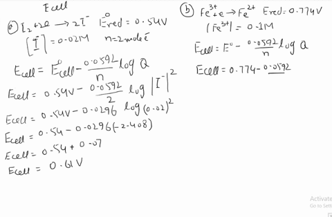 the-nernst-equation-applies-to-both-cell-reactions-and-half-reactions-for-the-conditions-specified-c