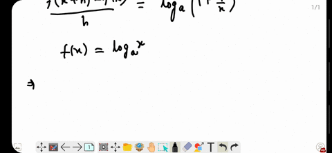 difference-quotient-if-fxlog-_a-x-show-that-fracfxh-fxh