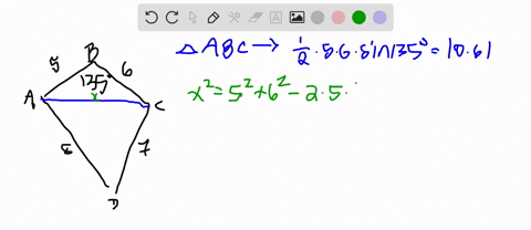 a-quadrilateral-a-b-c-d-has-sides-of-lengths-a-b5-b-c6-c-d7-and-d-a8-the-angle-between-a-b-and-b-c-3