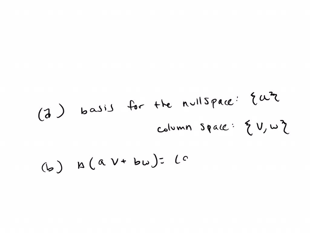 Suppose A Has Eigenvalues 0,3,5 With Independent Eigenvectors U, V, W ...