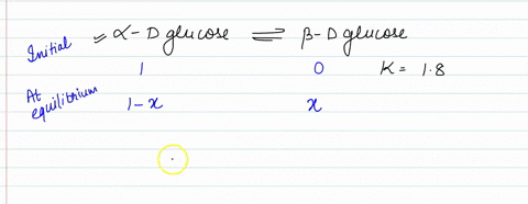 the-equilibrium-constant-of-mutarotation-of-alpha-mathrmd-glucose-to-beta-d-glucose-is-18-what-per-c