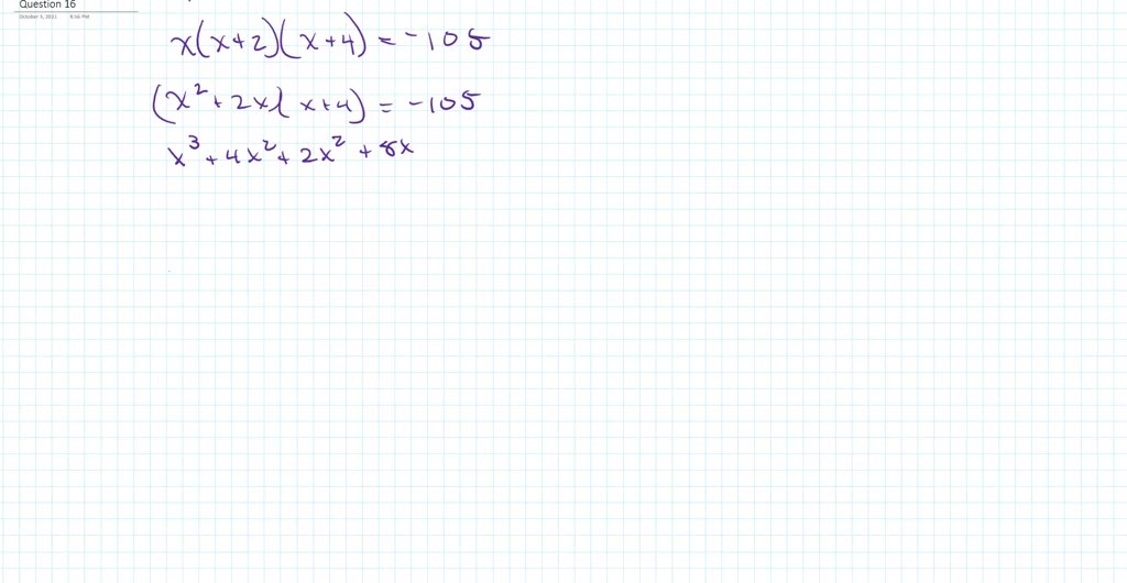 The Sum Of Three Consecutive Odd Integers Is 105