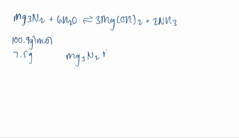 magnesium-nitride-mathrmmg_3-mathrmn_2-reacts-with-water-to-produce-magnesium-hydroxide-and-ammonia-