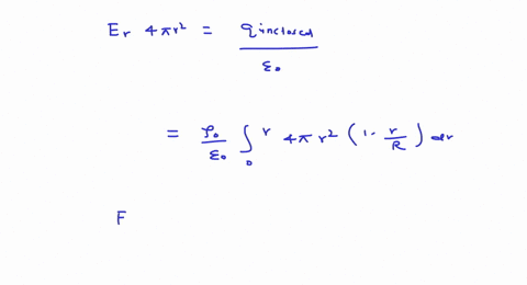 a-let-us-consider-a-sphere-of-radius-rr-then-charge-inclosed-by-the-considered-sphere-q_text-inclase
