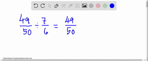 find-the-value-of-frac4950-div-frac76-using-any-method