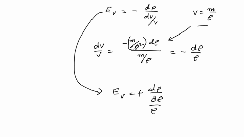 the-density-rho-of-a-fluid-varies-with-depth-h-although-its-bulk-modulus-e_-can-be-assumed-constant-