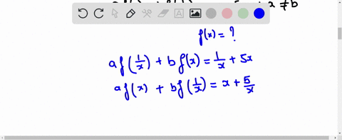 if-a-fxb-fleftfrac1xrightxfrac5xa-neq-b-then-fx-is-equal-to-a-frac1a2-b2leftxfrac1xright-b-frac1a2-b