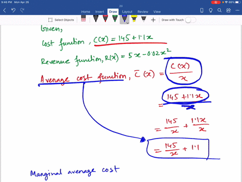 find-the-indicated-function-if-cost-and-revenue-are-given-by-cx14511-x-and-rx5-x-002-x2-respective-3