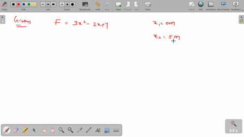 a-position-dependent-force-f3-x2-2-x7-acts-on-a-body-of-mass-7-mathrmkg-and-displaces-it-from-x0-mat