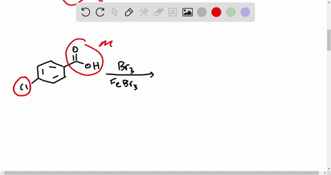 what-is-the-major-products-of-each-of-the-following-reactions-a-bromination-of-p-methylbenzoic-acid-
