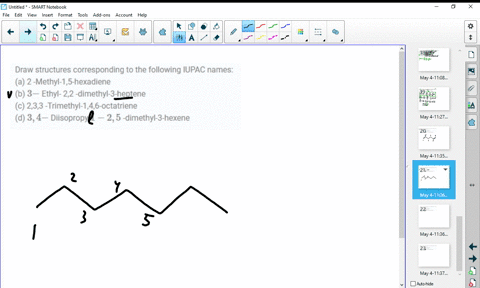 draw-structures-corresponding-to-the-following-iupac-names-a-2-methyl-15-hexadiene-b-3-ethyl-22-dime
