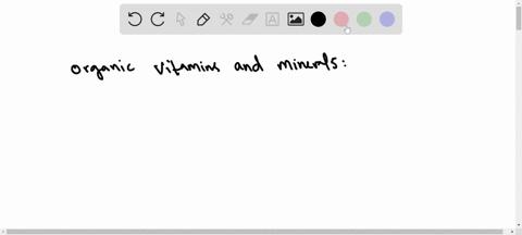 which-vitamins-and-minerals-are-organic-and-which-are-inorganic