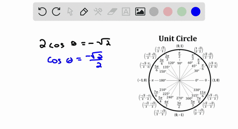 find-all-solutions-on-the-interval-0-leq-theta2-pi-2-cos-theta-sqrt2-3