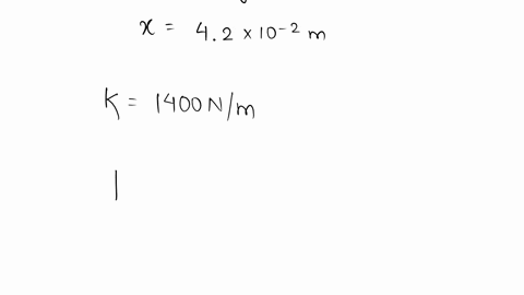a-13-mathrmkg-block-is-pushed-up-against-a-stationary-spring-compressing-it-a-distance-of-42-mathrmc