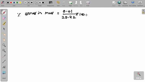 the-measured-mass-and-volume-of-a-body-are-2342-mathrmg-and-49-mathrmcm3-respectively-with-possible-