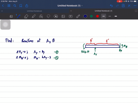 determine-the-reactions-at-the-journal-bearing-support-a-and-fixed-support-b-then-draw-the-shear-and