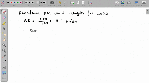 in-experiment-of-the-potentiometer-wire-mathrmab-of-length-100-mathrmcm-has-a-resistance-of-10-omega