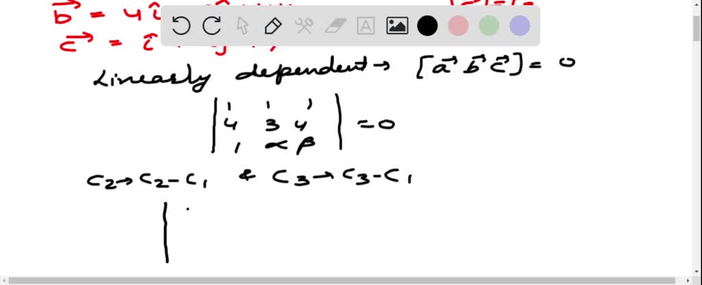 SOLVED:For which \alpha, if any, is sp \{(1,1,1, \alpha),(1,1, \alpha ...