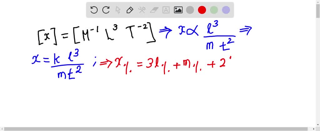 Dimensional formula of a physical quantity x is [M^-1 L^3 T^-2]. The ...