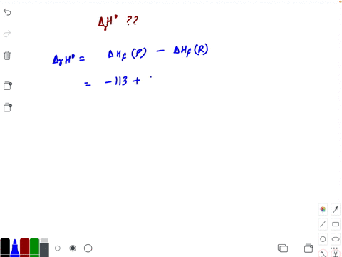 use-the-given-standard-enthalpies-of-formation-in-mathrmkj-mathrmmol-to-determine-the-enthalpy-of-re