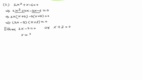 find-the-roots-of-the-following-quadratic-equations-by-factorisation-i-x2-3-x-100-ii-2-x2x-60-iii-sq
