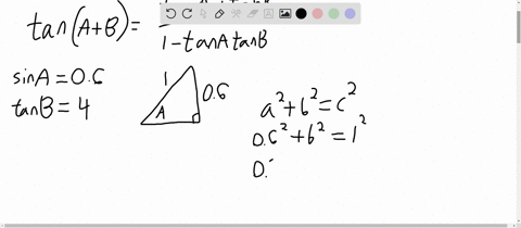 find-tan-ab-if-a-is-in-the-second-quadrant-sin-a06-and-tan-b4