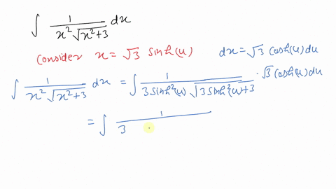 solve-each-of-the-integrals-some-integrals-require-trigonometric-substitution-and-some-do-not-wri-14