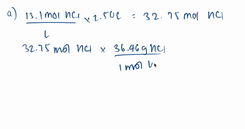 what-mass-of-the-indicated-solute-does-each-of-the-following-solutions-contain-a-250-l-of-131-m-hcl-