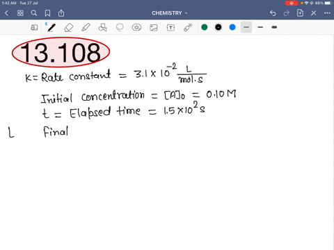 a-second-order-decomposition-reaction-run-at-550circ-mathrmc-has-a-rate-constant-of-31-times-10-2-ma