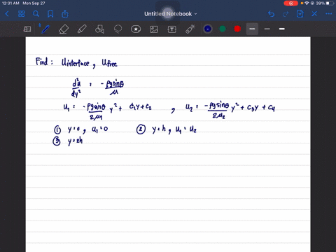 two-immiscible-fluids-of-equal-density-are-flowing-down-a-surface-inclined-at-a-60circ-angle-the-two