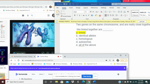 two-genes-that-are-close-together-on-the-same-chromosome-are-_______-a-linked-b-identical-alleles-c-