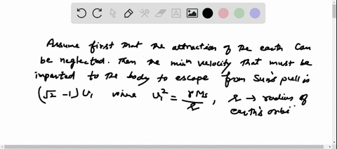 assume-first-that-the-attraction-of-the-earth-can-be-neglected-then-the-minimum-velocity-that-must-b