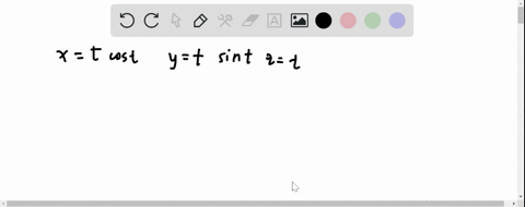 show-that-the-curve-mathbfrt-cos-t-mathbfit-sin-t-mathbfjt-mathbfk-t-geq-0-lies-on-the-cone-zsqrtx2y
