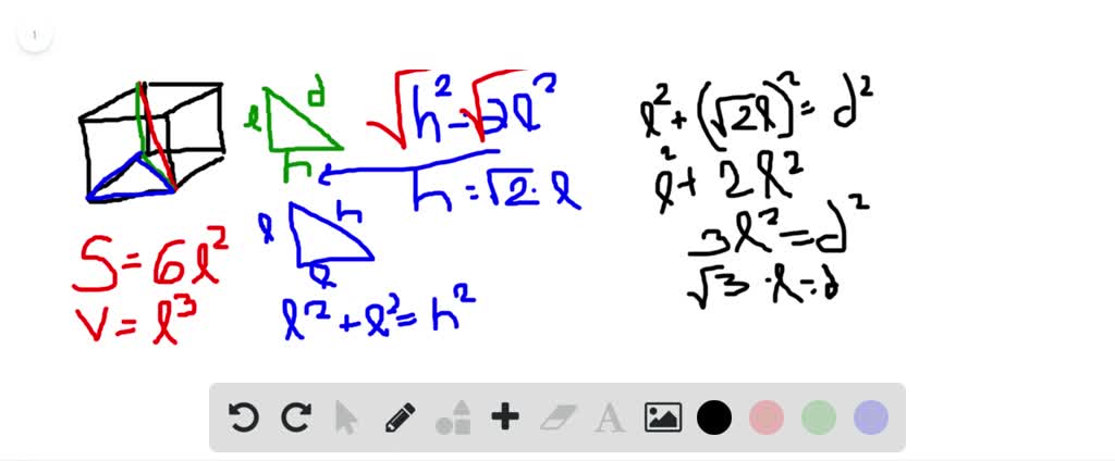 solved-express-the-edge-length-of-a-cube-as-a-function-of-the-cube-s