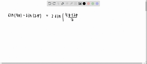 express-each-sum-or-difference-as-a-product-of-sines-andor-cosines-sin-4-theta-sin-2-theta