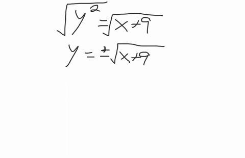 determine-whether-each-relation-describes-y-as-a-function-of-x-y2x9