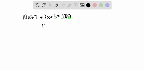 supplementary-angles-with-measures-10-x7-and-7-x3-degrees