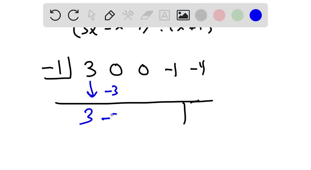 SOLVEDDivide, using synthetic division. As coefficients get more involved, a calculator should