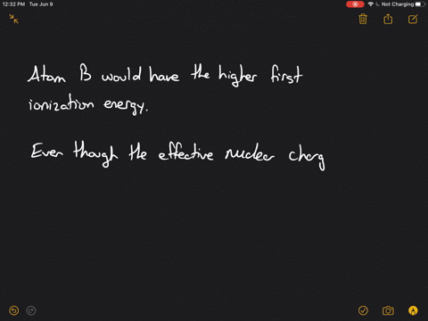 the-outermost-valence-electron-in-atom-a-experiences-an-effective-nuclear-charge-of-2-and-is-on-aver