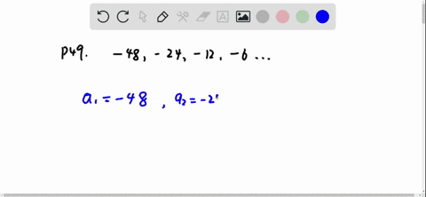 find-r-for-each-infinite-geometric-sequence-48-24-12-6-ldots