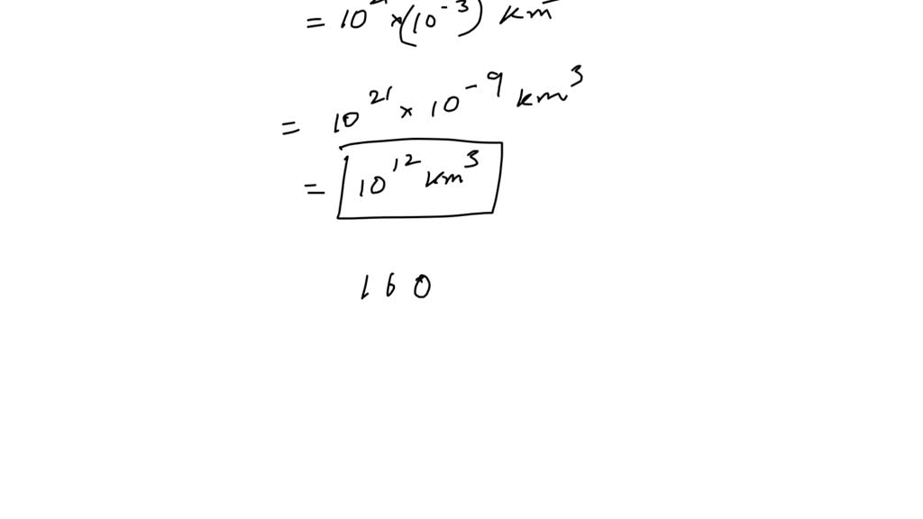 The volume of Earth is on the order of 10^21 m^3. (a) What is this in ...