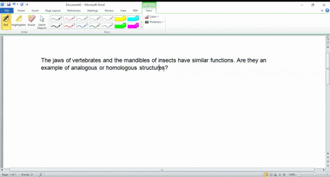the-jaws-of-vertebrates-and-the-mandibles-of-insects-have-similar-functions-are-they-an-example-of-a