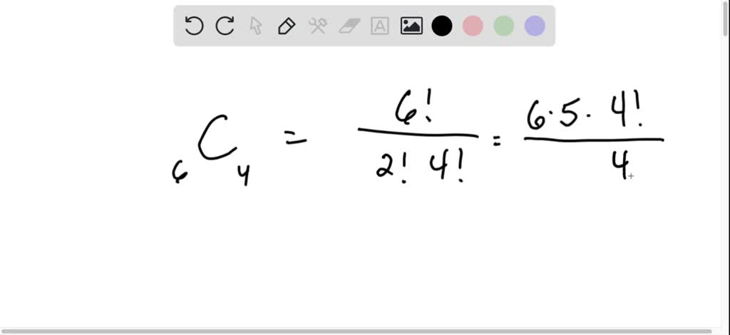 SOLVED:Evaluate The Number Of Combinations Or Permutations Two Ways: A ...