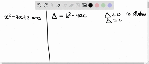 using-the-discriminant-tell-if-the-equation-has-two-solutions-one-solution-or-no-real-solution-x2-3-